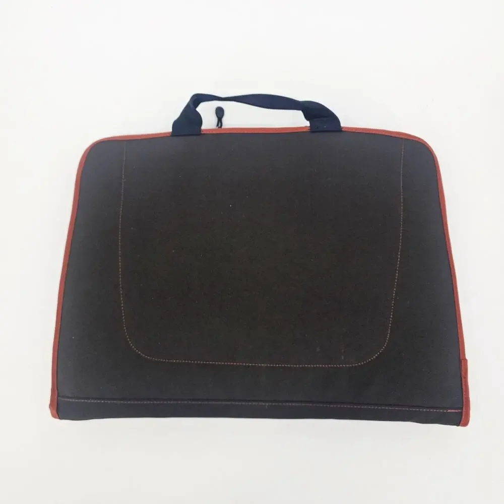 REI Tech Wrap Sleeve L Laptop Travel Case Chestnut Orange 18x13 Multi Zip Pocket
